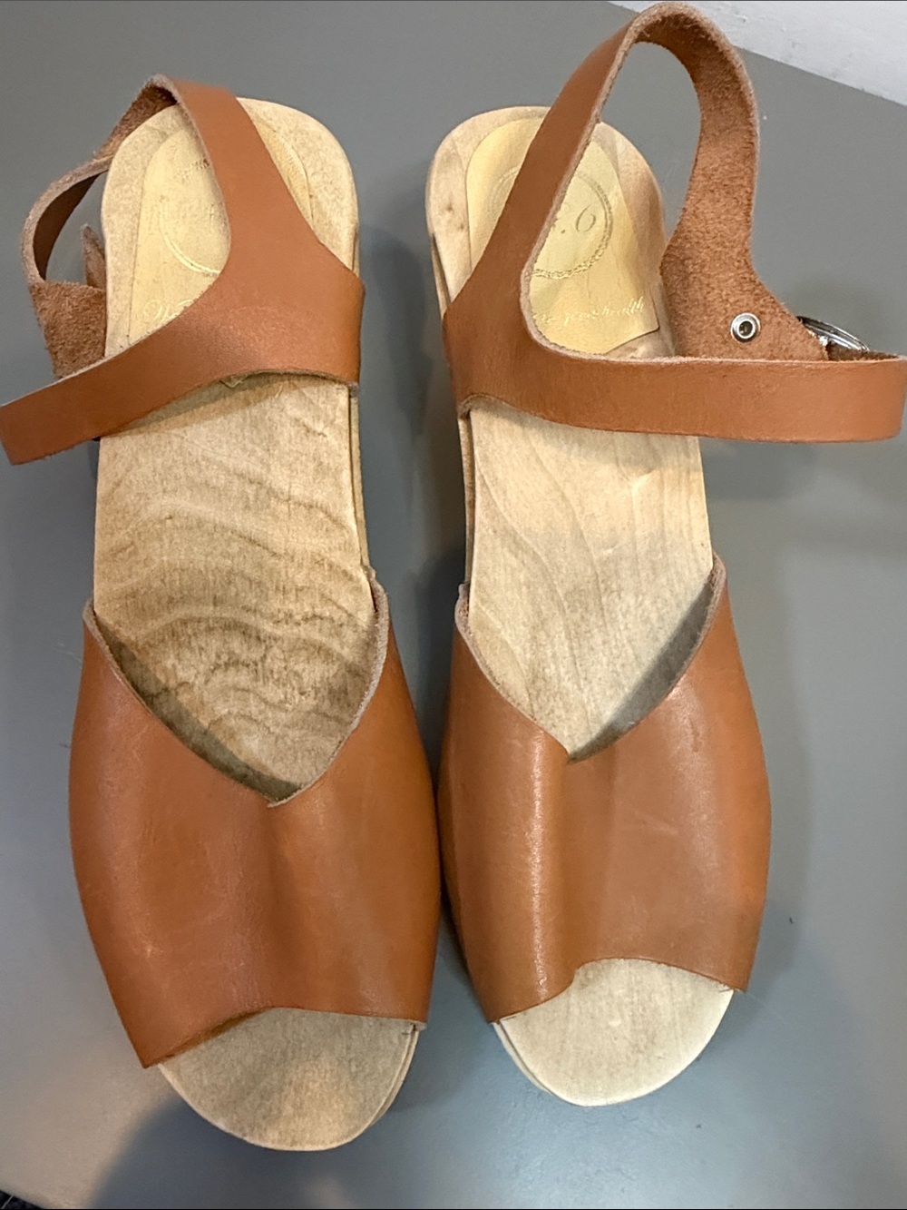 NO. 6 store sSVEN WOODEN CLOG SANDALS 42